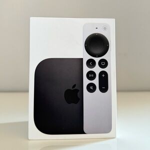 Apple TV 4K 128GB (3rd generation) with Wi-Fi +Ethernet. NEW, unopened box.